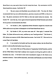 Sue Gilliatt's Post Plea Affidavit, page 3